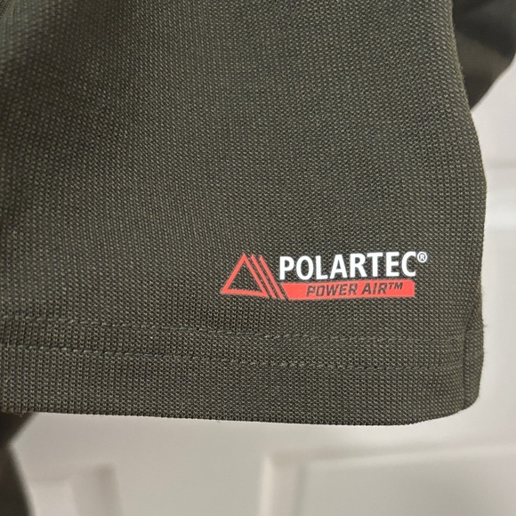 Beretta Polartec Power Air Polo Size XXL Moss Green Golf Office Outdoors Preppy - Picture 3 of 8